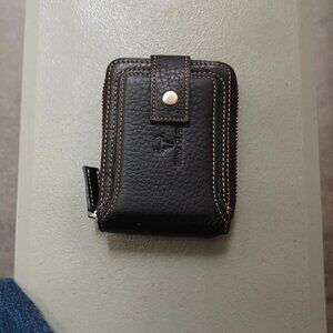 Men RFID Blocking Leather Bifold Wallets For Men Flap ID Window Zip Coin Pocket